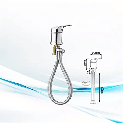 Basin faucet shower head wash hair tap mixing valve for salon punch shampoo bed bowl or backwash unit chrome