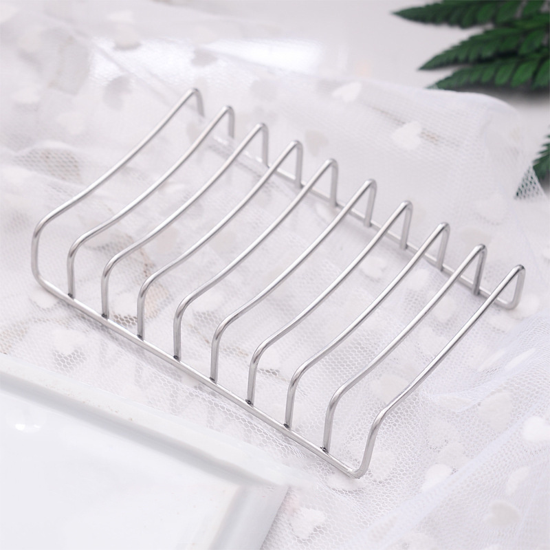 Hot sale Ceramic Soap Dish Holder, Stainless Steel Soap Bar Holder for Bathroom and Shower, Double Layer Draining Soap Box