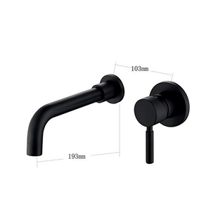 China suppliers wholesale Bathroom Vanity wash basin mixer faucet Modern Matte Black Bathroom Sink Faucet