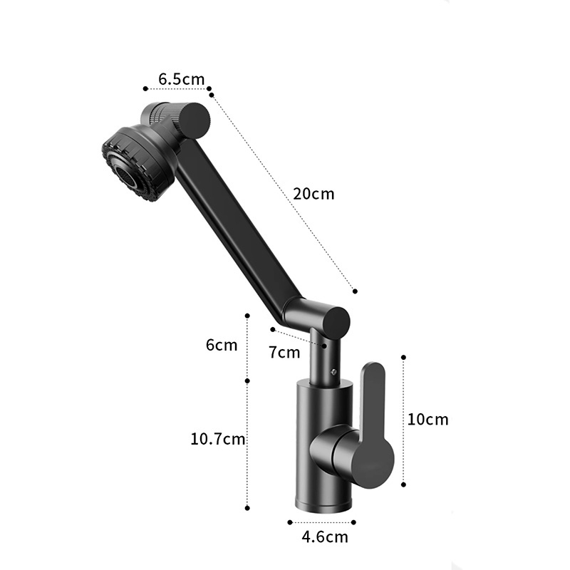 360 rotary brass  basin faucet mixer bubble anti -splash hot cold faucet for hotel apartment