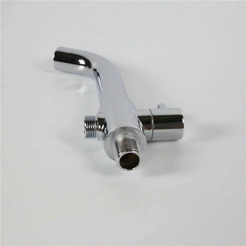 China direct import Bathroom Brass Faucet Spout Filler Bathtub Shower Mixer Tub Spout with Diverter Shower Head Hose Connector