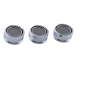 brass water saving dual thread sizes faucet aerator