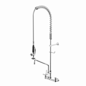 Best sellers in usa Commercial Sink Faucet with Sprayer Wall Mount pull out kitchen faucet lowes Pre Rinse Swing Spout Sprayer