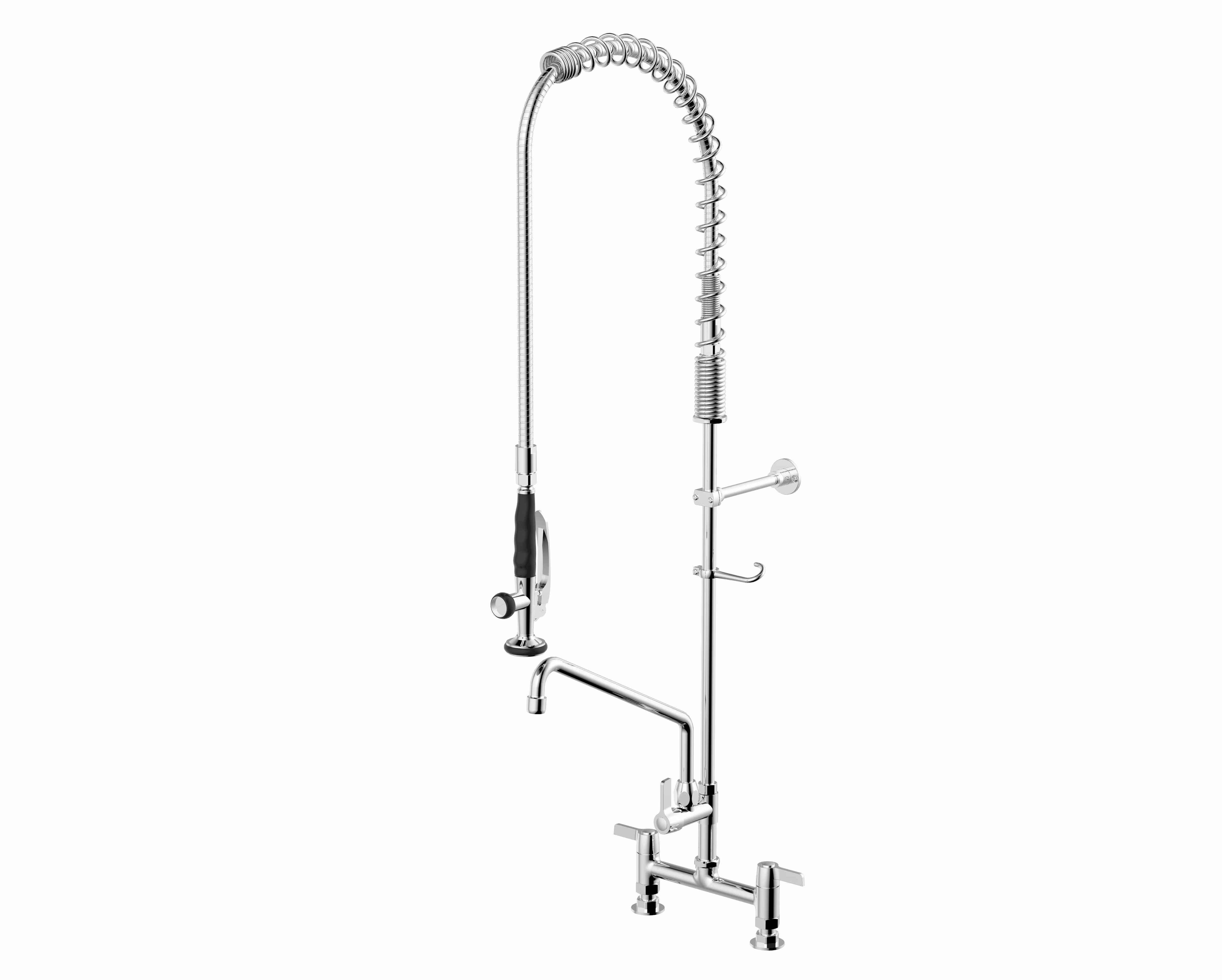 Professional wholesale Commercial Pre Rinse pull down restaurant kitchen sink faucet