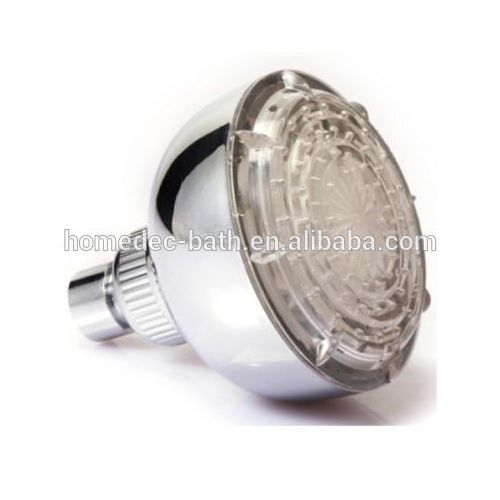 Chinese supplier wholesales light up the bathroom shop shower head with led lighting 7 color changing rainfall shower head