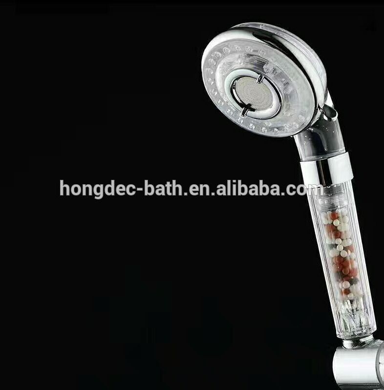 Mist spray massage 360 rotating negative ion hand shower Vitamin C filter Spa and Spinning Head bathroom shower faucet modern