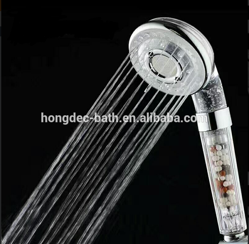 Mist spray massage 360 rotating negative ion hand shower Vitamin C filter Spa and Spinning Head bathroom shower faucet modern