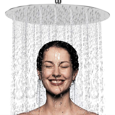 2019 Bathroom Faucet Accessories  304 Stainless steel Bath Shower Ultra-thin High Pressure Water Saving Shower Head