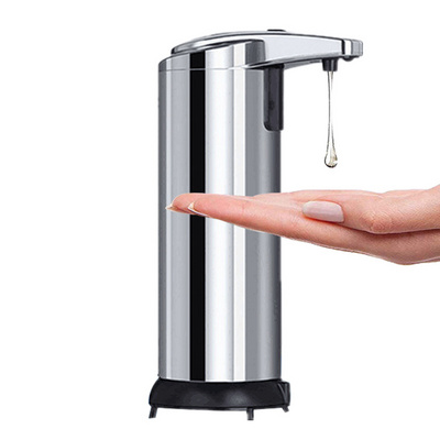 Touchless Infrared Stainless Steel Automatic gel Hand Sanitizer Dispenser, Bathroom Kitchen Auto Liquid Soap Dispenser