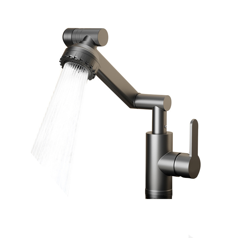 360 rotary brass  basin faucet mixer bubble anti -splash hot cold faucet for hotel apartment