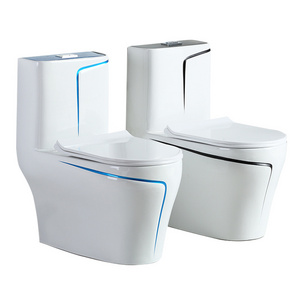 Chinese Luxury design Sanitary Ware Water Closet ceramic Bathroom toilet bowl Wc One Piece Toilets for sale