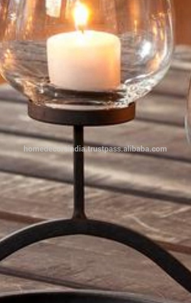 Hurricane Crystal Candle Holder Candelabra for Wedding Home Decoration