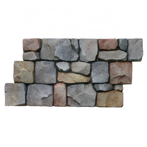 HOMEDM 3D Exterior Wall Siding Panel Faux Stone Panels Polyurethane Faux Stone Exterior Wall Siding Panel