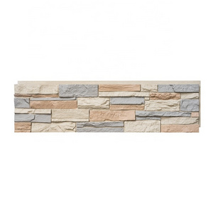 Beautiful Cheap Fireproof Waterproof Polyurethane Rock Faux Stone Wall Panel Outdoor