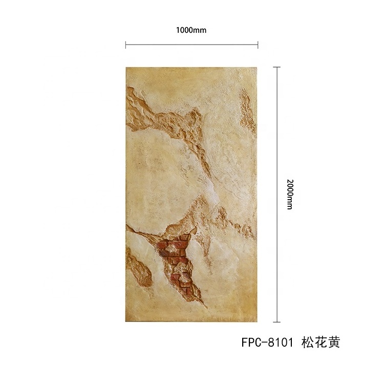 HOMEDM Polyurethane Faux Stone Exterior Wall Siding Panel Wall Panel 3d Interior Decoration 3d Stone Wall Panels