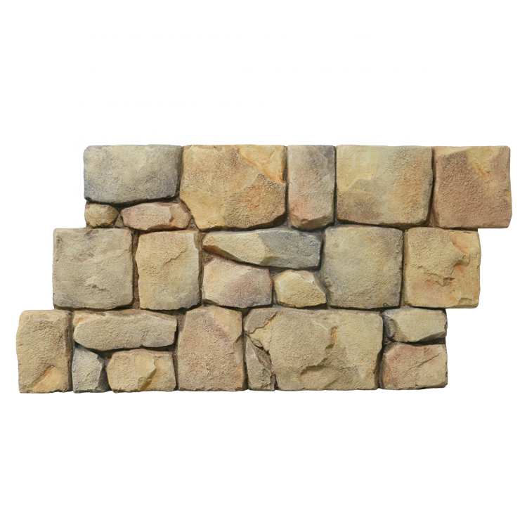 HOMEDM 3D Exterior Wall Siding Panel Faux Stone Panels Polyurethane Faux Stone Exterior Wall Siding Panel