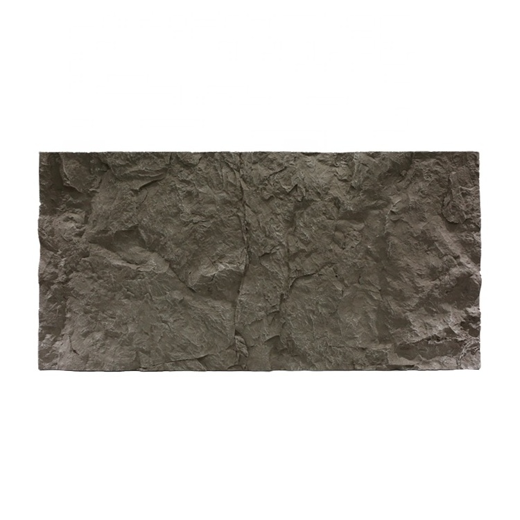 New Wall Panels Faux Simulated Rock Polyurethane Stone for Exterior Wall