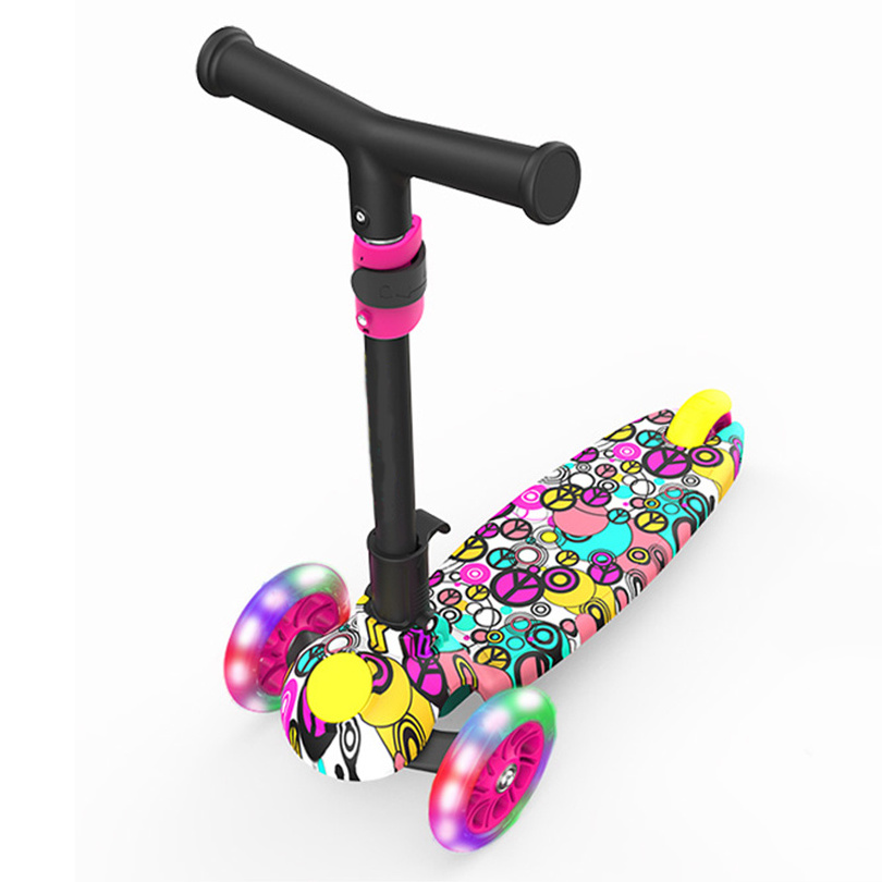 Multifunctional Kids Scooters 3 wheel Kick Scooters With Seat Skateboards For Children