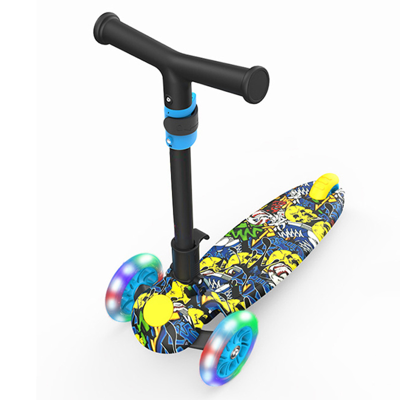 Multifunctional Kids Scooters 3 wheel Kick Scooters With Seat Skateboards For Children