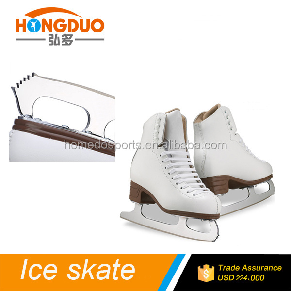 PU leather speed blade cover figure ice hockey  skate for professional match