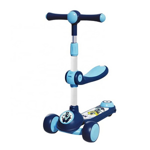 3 height adjustable baby toys bike kids kick board mini magic scooter with light-up 4 wheels