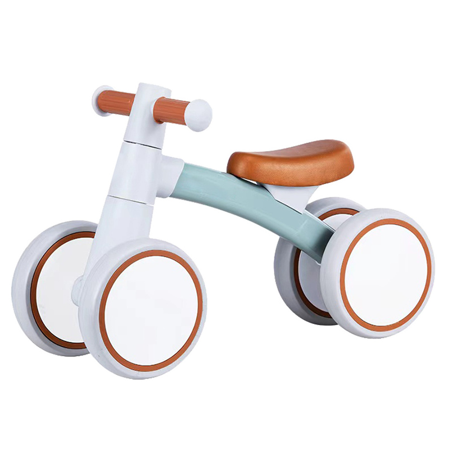 2022 Hot Sell Factory Wholesale Mini Baby Balance Bike Toddler Tricycle 4 Wheel Ride On Toy Bike