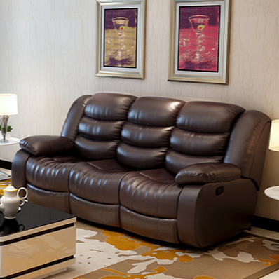 Factory Provided Coffee Double  de cuero luxury sofa commercial PU/leather function sofa cinema  USB theatre recliner sofa