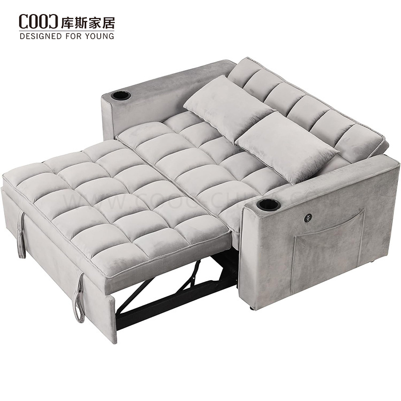 modern living room furniture sleeper single sofa cum bed multifunction sleeper pull out folding sofa bed