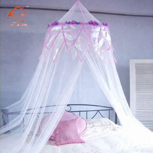 Decorative circle  round Mosquito Net bed canopy