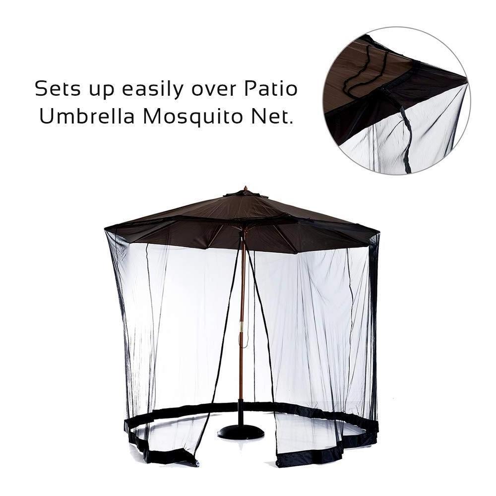 Outdoor umbrella mosquito net canopy patio set screen house