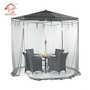 Outdoor umbrella mosquito net canopy patio set screen house