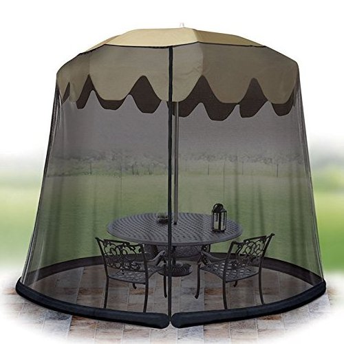 Outdoor umbrella mosquito net canopy patio set screen house