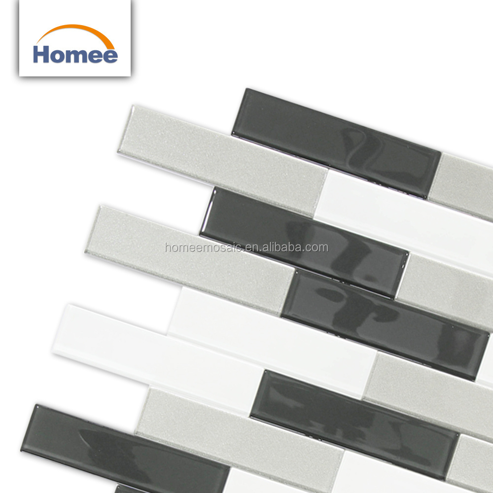 Peel and stick glass mosaic chinese product crazy selling kitchen backsplash tile best sales products