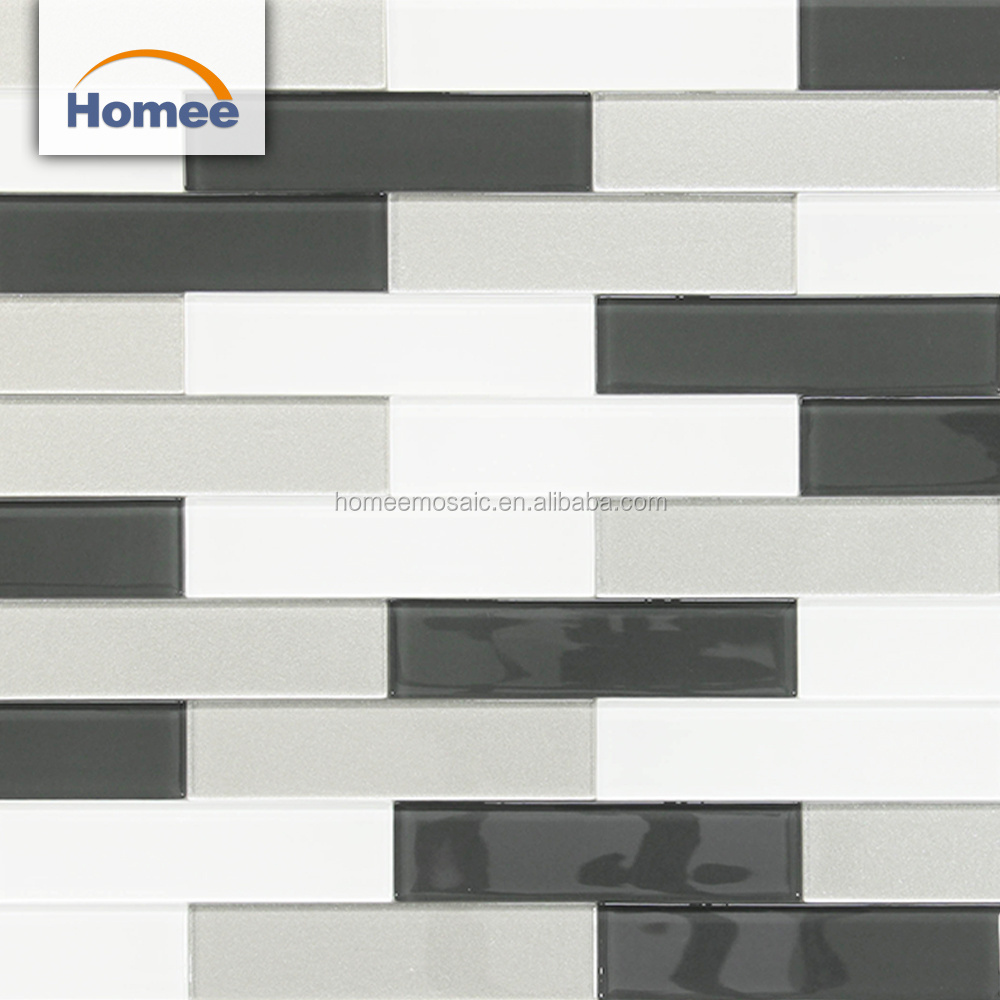 Peel and stick glass mosaic chinese product crazy selling kitchen backsplash tile best sales products