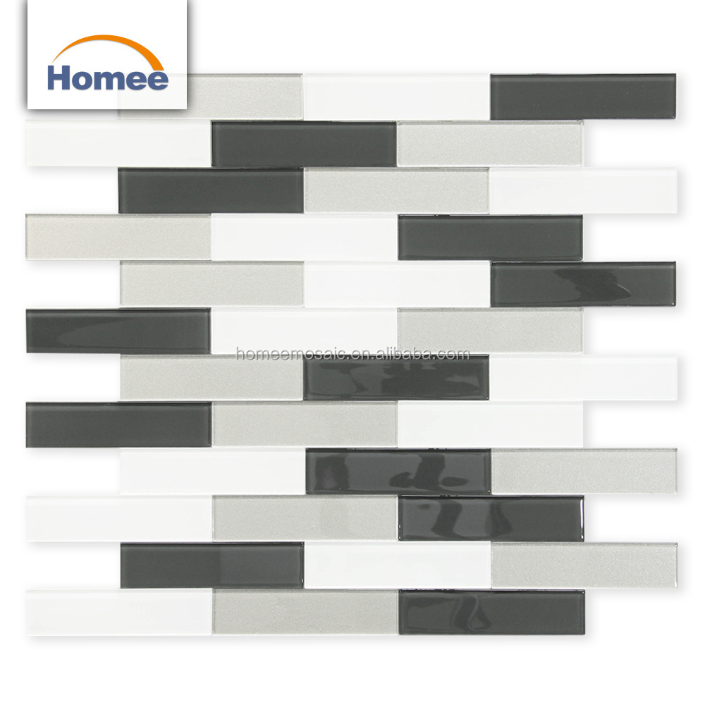 Peel and stick glass mosaic chinese product crazy selling kitchen backsplash tile best sales products