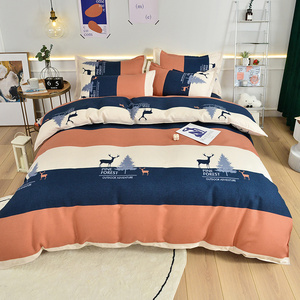 Factory Supply Polyester Twill Bedding Cover Print Thick Duvet Cover Bedding Sets