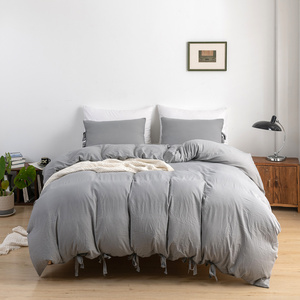 Wholesale Duvet Covers Bedsheets And Pillowcase Solid Microfiber Duvet Cover Bedding Cover