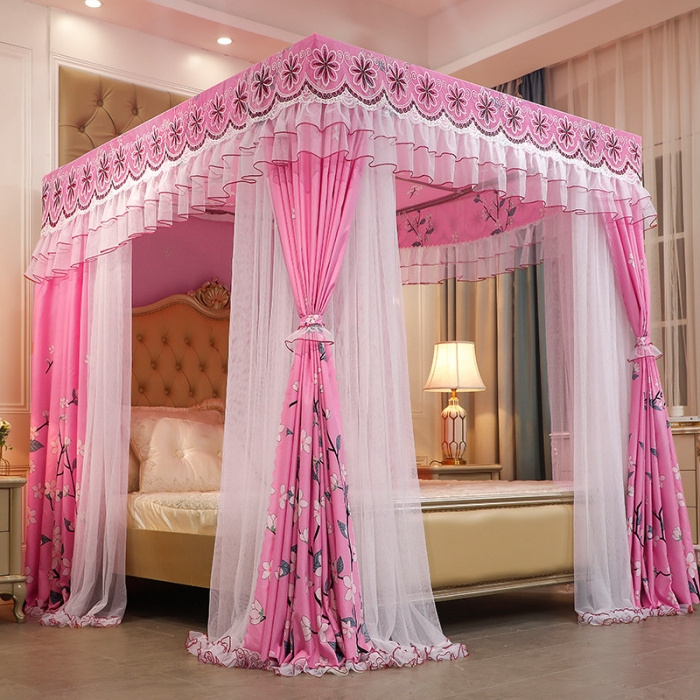 Luxury Removable Mosquito Net for Bed Valance Folding Mosquito Nets