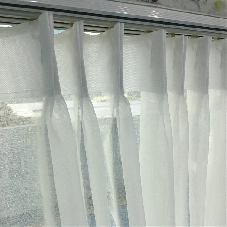 Factory Turkish Sheer Curtains Luxury Embroidered Curtains for The Living Room All-season Rope Flat Window Modern 100% Polyester