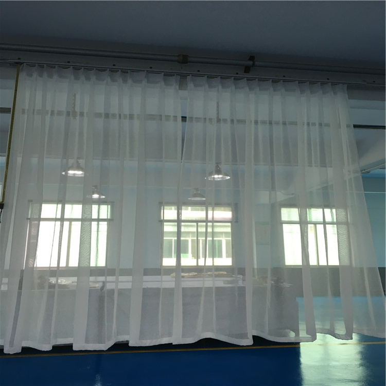 Factory Turkish Sheer Curtains Luxury Embroidered Curtains for The Living Room All-season Rope Flat Window Modern 100% Polyester