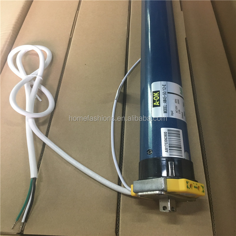 Good Quality Tubular Roller shade motor for Blinds Motor for A-OK AM45-50/12E