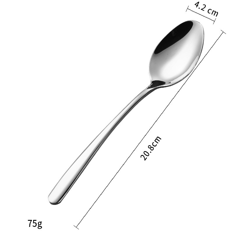 easy use stainless steel 304 soup spoon