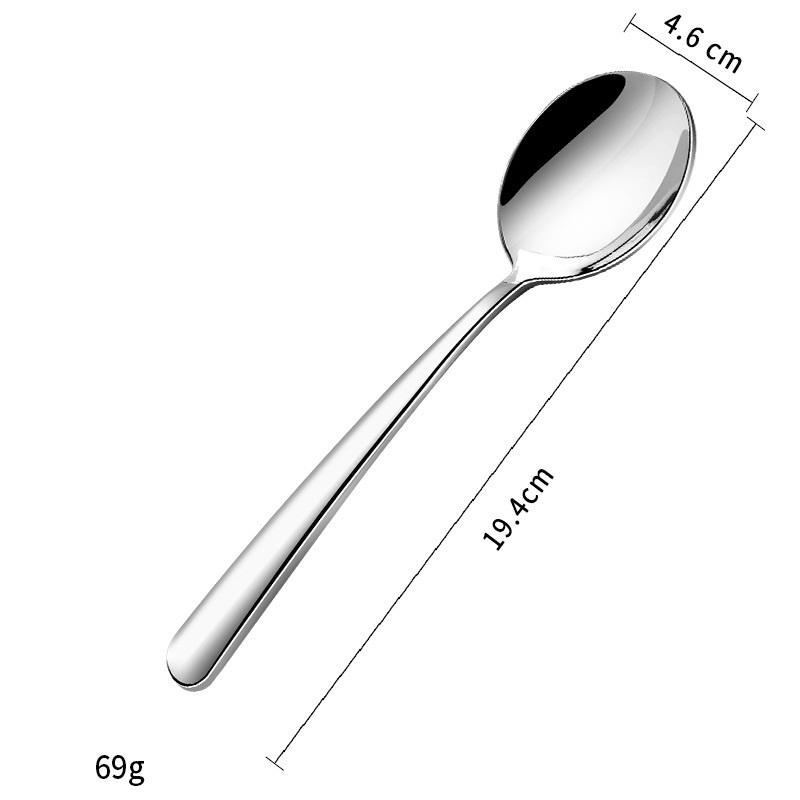 easy use stainless steel 304 soup spoon