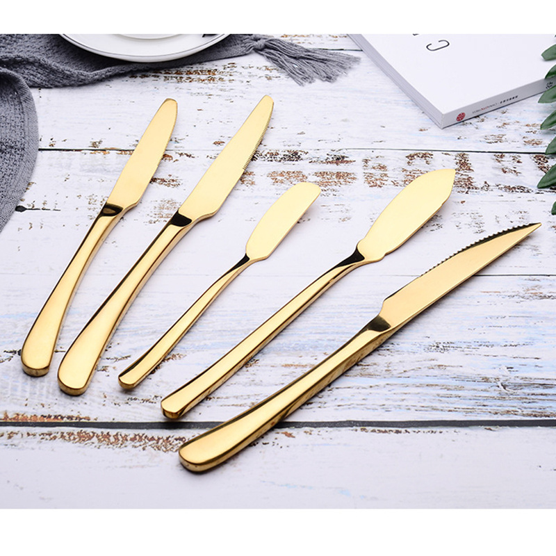 wholesale gold flatware stainless steel spoon fork shanghai stainless steel black flatware flatware stainless steel rack