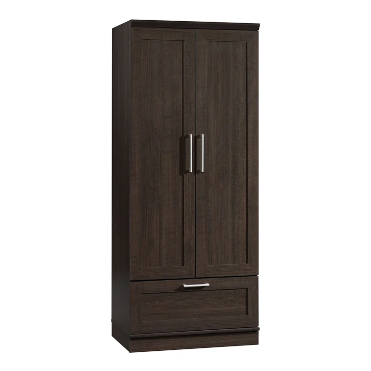 Modern Simple Minimalist Simple Silhouette Low-Key Design Meet Multiple Storage Needs Two Door Wooden Wardrobe