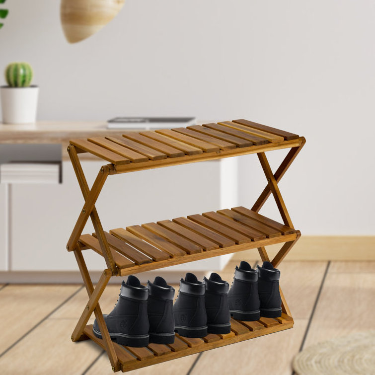 Hot Selling Shoe Rack with 12 Pairs Storage for Entry Hallway High Shoe Storage Organizer Portable