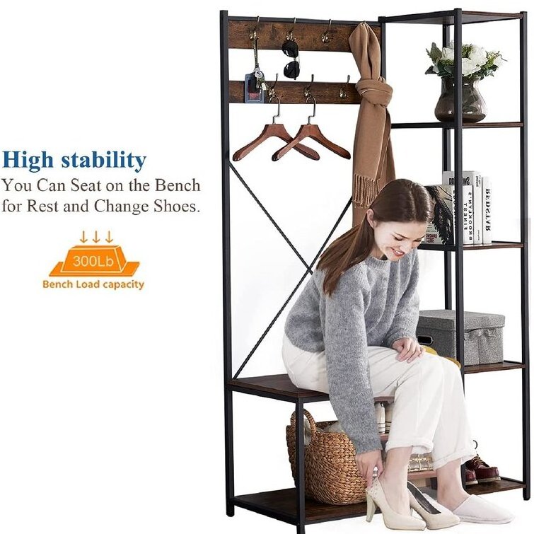 wide hall tree antik with storage bench gives you the opportunity  into something unique and special wooden coat rack