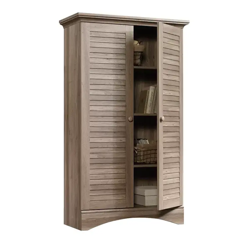 Modern Wood Wardrobes with 2 Doors Accent Chest Closet Clothes Storage Organization Wardrobes Bedroom Closet