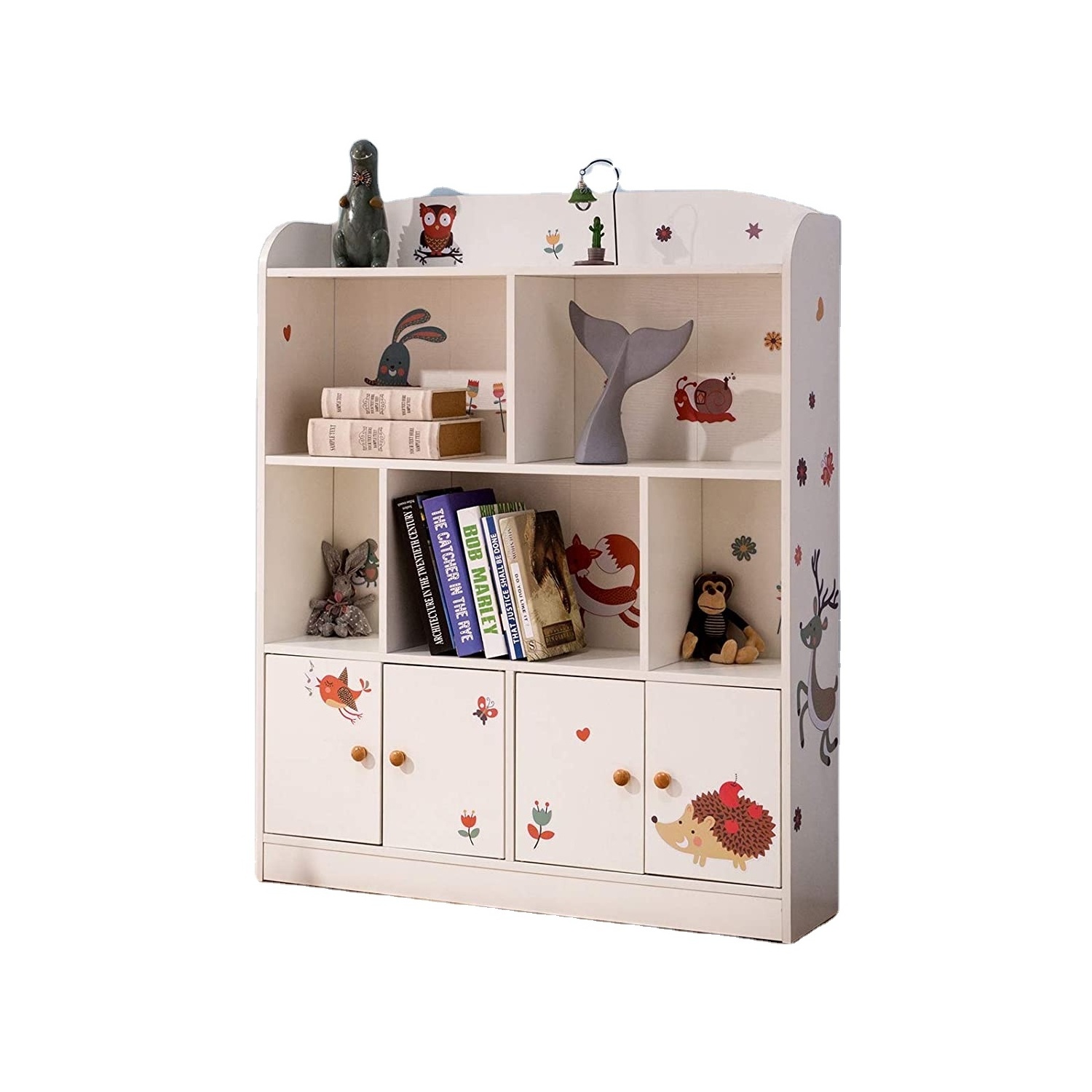 kids Toy cabinet Children's storage organizer cabinet chest box unit Bookcases Displaying Books