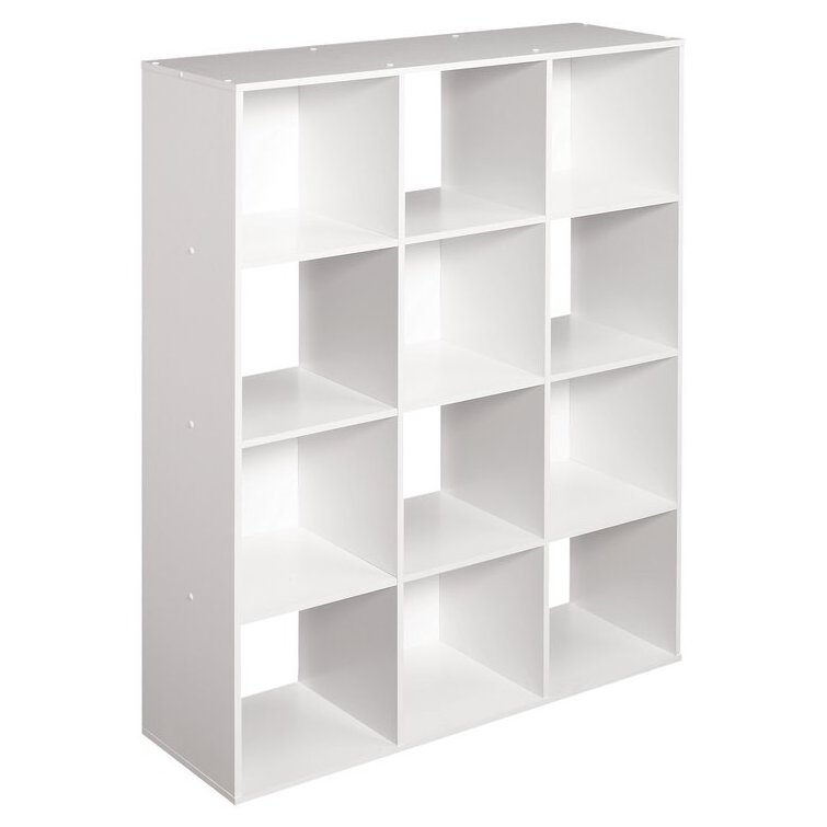 Cube bookcase with fabric storage bins,storage display shelves cube bookshelves for living room Freestanding Decorative Storage